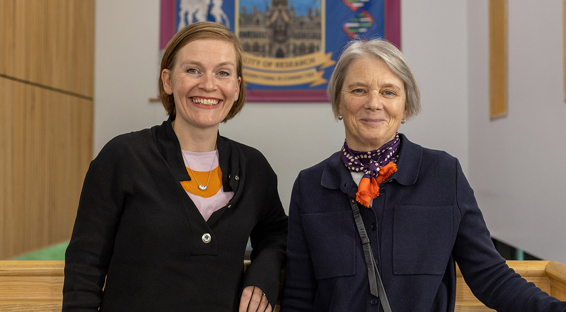 Professor Rosie McEachan (left) and Professor Jane West (right)